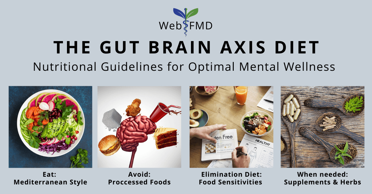 The Gut Brain Axis Diet Nutritional Guidelines for Optimal Mental Wellness